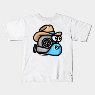 Turbo Snail - Yeet-Haw (Light Blue) Kids T-Shirt